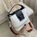 Cr Leather Crossbody Bag For Women Oulder Bag Brand Designer Women Bag Stripe Wide Strap Flap Bucet Bag Handbag 6221