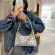 Printed Women Oulder Underarm Bag Lady Travel Pu Tote Handbags For Ng Chains Women Lies