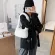 Fluffy Oulder Bags For Women Solid Cr Autumn Winter H Bags Handbag Fe Underarm Bags Soft Warm Fur Bag