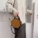 Women Oulder Bag Ladies Mesger Bags Youth Waterproof Handbag Round Fe Hi Quity Pu Leather Bag B