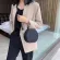 Women Oulder Bag Ladies Mesger Bags Youth Waterproof Handbag Round Fe Hi Quity Pu Leather Bag B