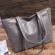 Women Pu Leather Handbags Big Capacity Tote Bags Retro Designer Double Strap Oulder Bag Fe Oer Sac Mujer Bolsa