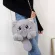 New H Bag Women Anim Cat Oulder Bag Girls Cute Fur Mobile Phone Bag Fe Se