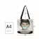 Customize Tote Bag Eco Foldbe Bags with Audrey Hepburn Print Reusable Ng Bags Handbag for Women