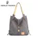 Herd Large Pocet Ca Tote Women's Handbag Oulder Handbags Canvas Leather Capacity Bags For Women Bolsas Sac