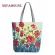 Miyahouse Flor Printed Canvas Tote Fe Single Ng Bags Large Capacity Women Canvas Beach Bags Ca Tote Finina