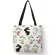 Cartoon Geometric Cats Anim Printing Ng Bag For Women Ca En Tote Bags Ladies Reusable Large Capacity Hand Bags