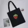 Cartoon Printing SML Strawberry Zier Large Capacity CA Tote Bag Solid CR Canvas Bag Soft Oulder Bag for Women