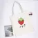 Cartoon Printing SML Strawberry Zier Large Capacity CA Tote Bag Solid CR Canvas Bag Soft Oulder Bag for Women