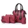 New 4PCS/Set Hi Quity Ladies Handbags Fe Pu Leather Oulder Mesger Bags Women Posite Bags Tote Bolsa Fina