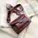 Crocodile Grain Mini Luxury Handbags For Women Wide Oulder Strap Mesger Bag Se Retro Style Crossbody Bags