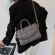 Elnt Fe Plaid Tote Bag New Hi Quity Pu Leather Women's Designer Handbag Vintage Oulder Mesger Bag