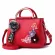 Flowers Designer Pu Leather Crossbody Bags for Women Vintage SML OULDER HANDBAGS FE CA -Handle