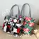 Women's Ethnic Style Princed Canvas Handbag Fe Ca Tote Ladies Large Capacity NG Bag Reusable Oulder Handbags