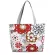 Women's Ethnic Style Princed Canvas Handbag Fe Ca Tote Ladies Large Capacity NG Bag Reusable Oulder Handbags