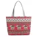 Women's Ethnic Style Princed Canvas Handbag Fe Ca Tote Ladies Large Capacity NG Bag Reusable Oulder Handbags