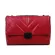 Pu Leather Big Capacity Oulder Handbag Women Solid Lattice Flap Sml Square Crossbody Mesger Bags