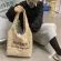 Women Lamb Lie Fabric Oulder Bag Canvas Handbag Tote Large Capacity Letter Brdery Ng Bag Bags For Women