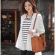 Hbwj Tassel Handbag Hi Capacity Brown Pu Leather Oulder Bag Set -Handle For Women Fe Oulder Bag Se