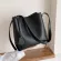 Sml Pu Leather Bucet Bags For Women Winter Solid Cr Oulder Handbags Fe Travel Lady Branded