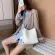 SML PU Leather Bucet Bags for Women Winter Solid Cr Oulder Handbags Fe Travel Lady Bradeded