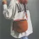New Women Crossbody Bag Women Mesger Bags Pu Leather Bag Fe Handbags Famous Brand Lady Sicircle Saddle