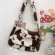 Women Bag New OER with LAMB Wool Cute Cute Cute Cute Cute Lie Fabic Oulder Bag Canvas Handbag Tote Large Capacity Bag for Girls