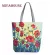 MIYAHOHOUSE FLOR PRINTED Canvas Tote Tote Tote Tote Large Capacity Women Canvas Beach Bags Ca Tote Finina