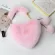 F Fur Ses and Handbags Women Autumn Winter HEart Clutch Handbag Totes Girls Oulder Hand Bags