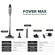 JOWSUA POWER MAX เครื่องดูดฝุ่นไร้สายพลังไอรอนแมน 20 Kpa Cordless Vacuum Cleaner