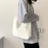 White Oulder Bag Cute Winter Portable Soft Fluffy H Handbag Ca Big Capacity Muter Totes