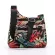 Cartoon Print Women Bag Multi-Pocet Women Oulder Bag Durable Waterproof Nylon Mesger Bag Fe Fabric Handbag