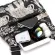 Cartoon Print Women Bag Multi-Pocet Women Oulder Bag Durable Waterproof Nylon Mesger Bag Fe Fabric Handbag