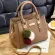 PU Leather Handbag for Women Girl Tassel Bags with Bolsa Fe Oulder Bags Ladies Party Cros Bag