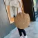 CA Rattan Women Oulder Bags Circle Straw Handbags Big Capacity Handmae Mer Tote Lady Round Bohian Beach TR SAC