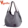 Yogodlns Vintage Canvas Handbag Women Large Capacity Oulder Bag Ca Handle Bag Hot Lady NG Handbag Bolso