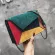SPLICING CROSBY BAG WOMEN MATTE PATCHWOR OULDER BAG SQUARE BAG CHAIN ​​FAP BAB BAB LUXURY LADY HANDBAG NG SE SAC