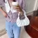 Folds Design Sml Pu Leather Oulder Bags For Women Elnt Handbags Fe Travel Totes Lady Hand Bag