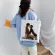 Japanse Anime Bungo Stray Dog Osamu Dazai Canvas Bag Goth Oer Large Capacity Women Bag Vintage Oulder Bag Classic Handbag