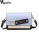 PU Leather Women's Bag Pand Flapp Handbag Ring Chain Contrast CR FE SE For Crossbody Oulder Bags