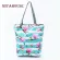 Miyahouse Trendy Flower Design Ca Tote Handbags for Fe Birds Striped Princed Beach Bag Women Portable NG BAGS
