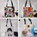 Bull Terrier Boston / German Epherd / Husy Dog Totes Bag Women Ladies Oulder Bags Canvas Organizer for NG