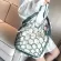 Fashion Ladies Women's Large Pu Leather Hollow Buckets Fish Net Boho Shopper Shoulder Bag Detachable PU Canvas Handbag