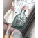 Fashion Ladies Women's Large PU Leather Hollow Buckets Fish Net Boho Shopper Shoulder Bag Detachable PU Canvas Handbag