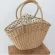 Rattan Women Handbags Wicer Wicer WEN LADY OULDER BAGS MMER Beach Straw Bag Large Capacity Totes Dot Big Basets SES