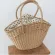 Rattan Women Handbags Wicer Wicer WEN LADY OULDER BAGS MMER Beach Straw Bag Large Capacity Totes Dot Big Basets SES