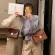 Retro Large Handbag New Hi Quity Pu Leather Women's Designer Luxury Handbag Loc Chain Oulder Mesger Bags