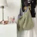 Women's Lamb Oulder Bag Canvas Handbag Tote Bag Large-Capacity BRDERY NG BAG CUTE SOL BAG GIRL's Bag