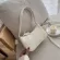Retro Oulder Bag Vintage Handbag Hobos Bag for Women Pu Leather Fe Baguette Bag Baxillary Mini Bolsa Bolsa Finina