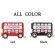 CUTE LONDON BUSIGN GIRL's Chain OULDER BRDERED CARDOON WOMEN SE and Handbag Festival Red Pouch PU